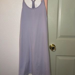 LAVENDER WORKOUT DRESS WITH SHORTS